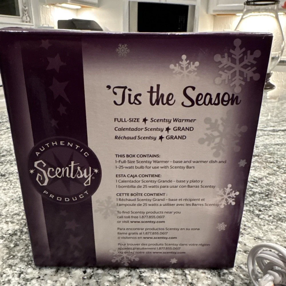 Scentsy Tis The Season Countdown Full‎ Size Wax Warmer Red And Green
